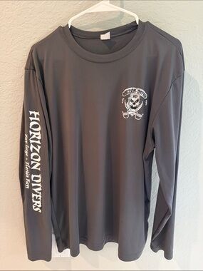 Sport-Tek Men's Long-Sleeve Swim Rash Guard - Charcoal